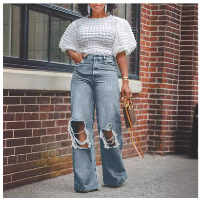 Envy-Store Jeans Denim Droit Destroy Urban™