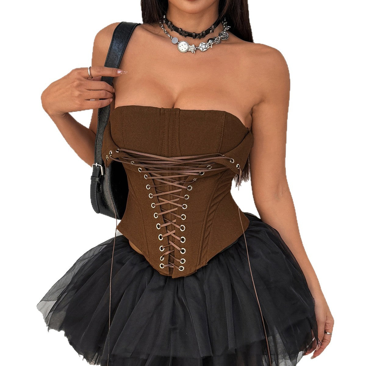 Envy-Store Corset Lace-Up Silhouette Élégante™