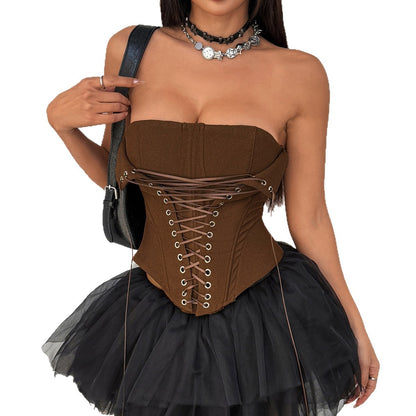 Envy-Store Corset Lace-Up Silhouette Élégante™