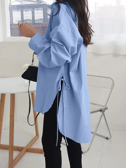 Envy-Store Chemise Slim Asymétrique Street Chic™