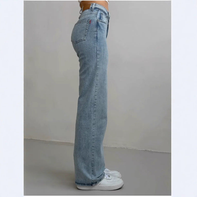 Envy-Store Jeans Flared Denim Bleu Chic™