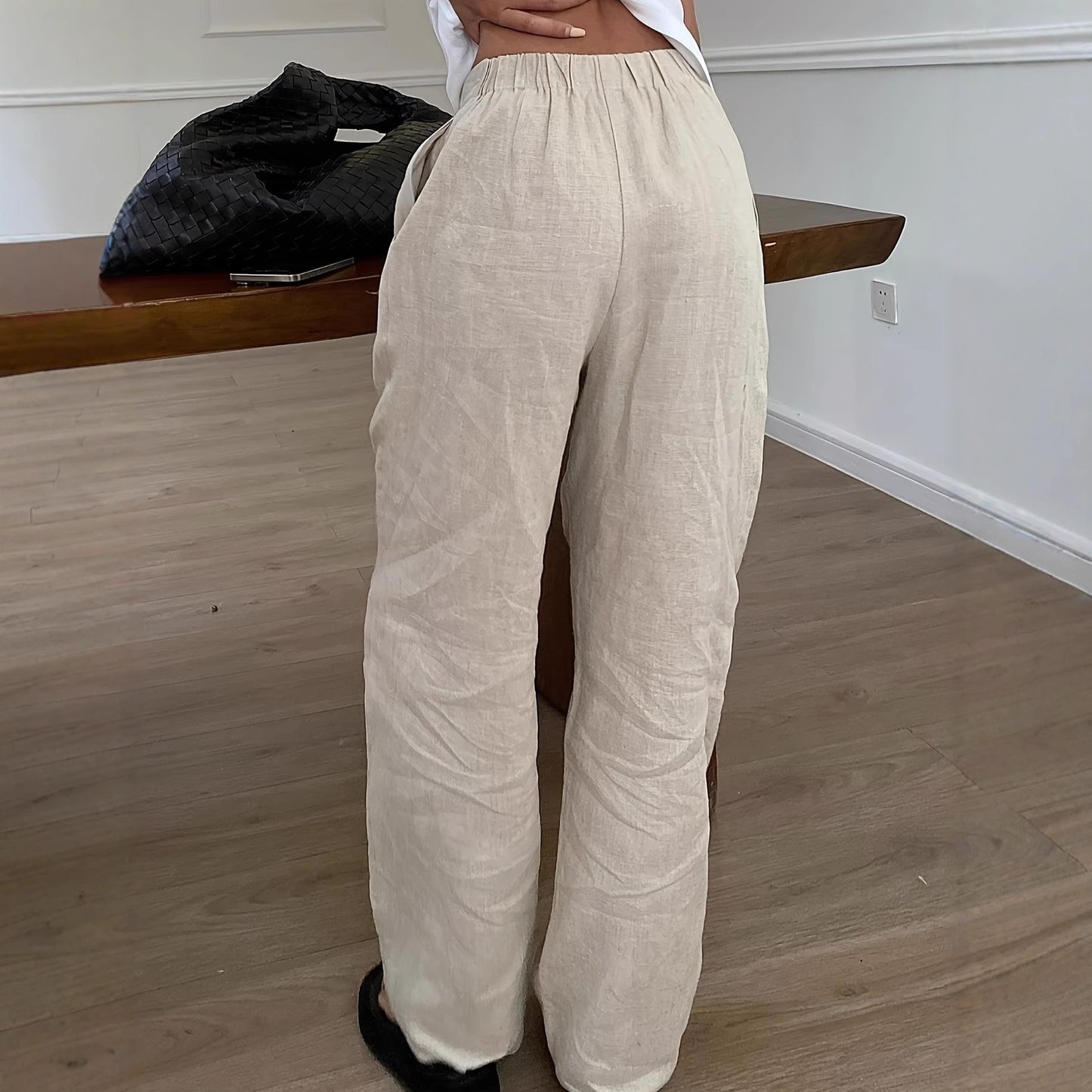 Envy-Store Pantalon Large Lin Confort Naturel™