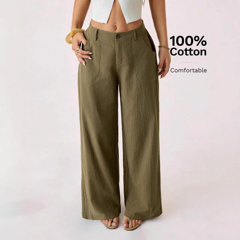 Envy-Store Pantalon Wide-Leg Commuter Casual™